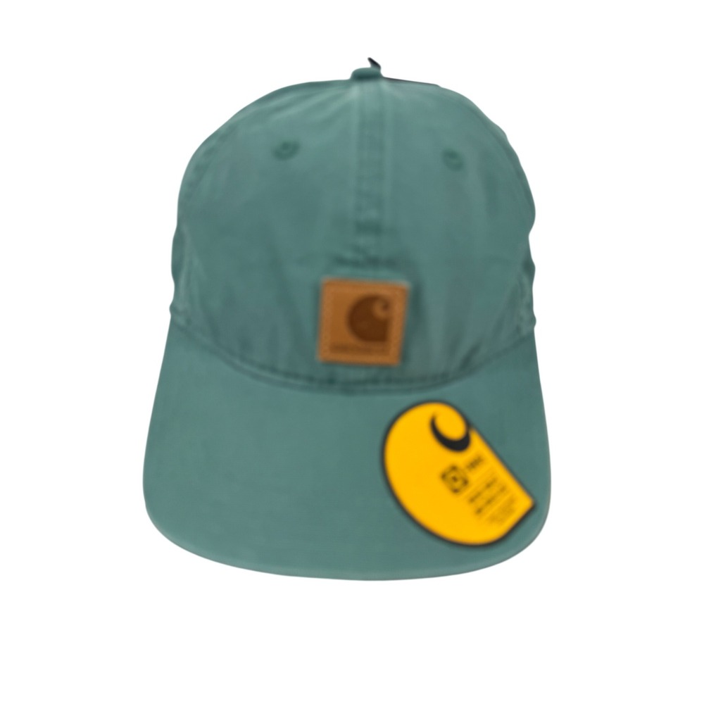 Carhartt Force Dunmore Hat Mens OSFA Basil Green Canvas Adjustable Strap Cap